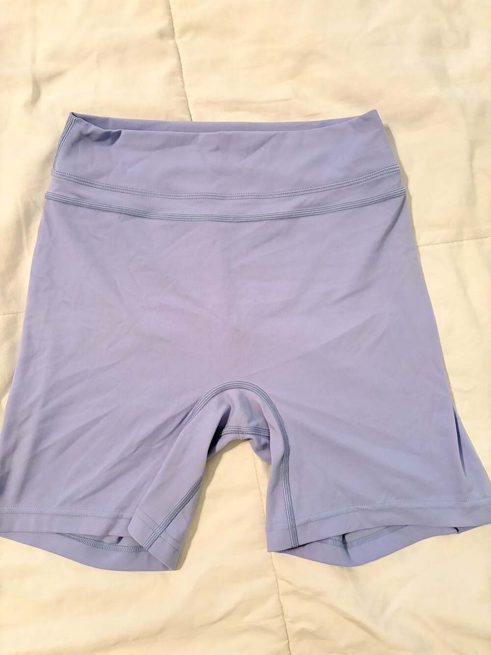 Dynafit Women's Scrunch Butt Biker Yoga Athletic Gym Shorts Lavender Small